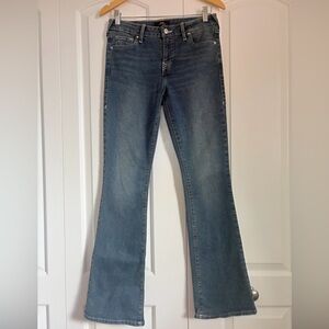 True Religion Becca Bootcut Jeans Womens 28 Medium Wash Mid Rise Y2K Flare Denim
